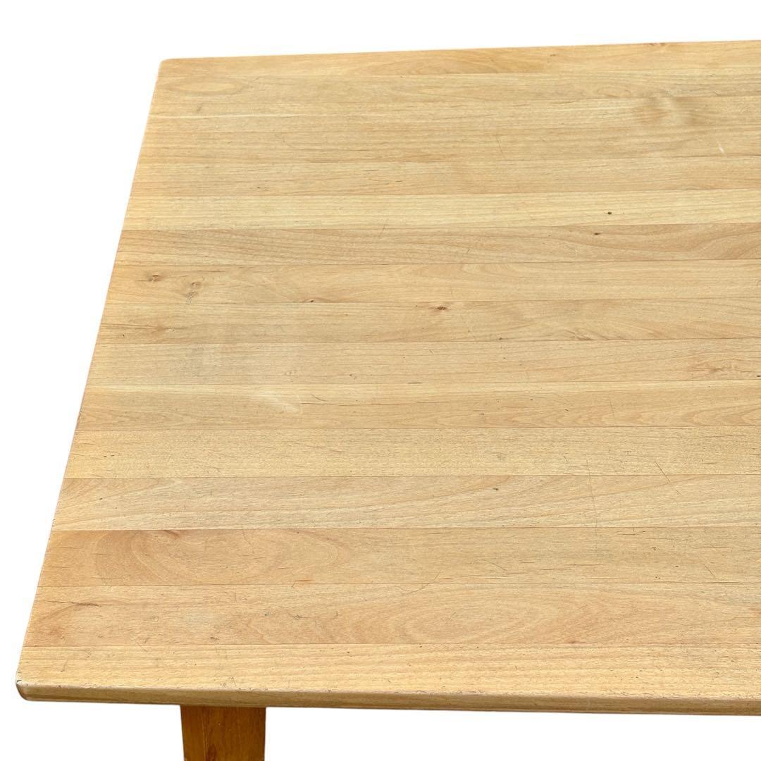 モモナチュラル VIBO アルダー材 天然木 北欧風 ダイニングテーブル