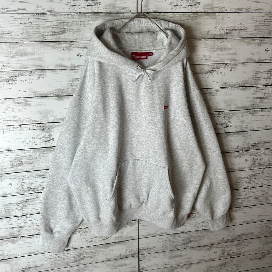 3809M【人気デザイン】シュプリーム☆スモールボックスロゴ パーカー 24FW