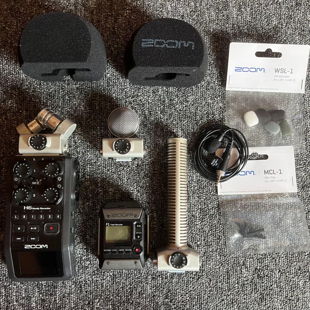 ZOOM H6 ハンディレコーダー 付属品付き　デシケーター保管