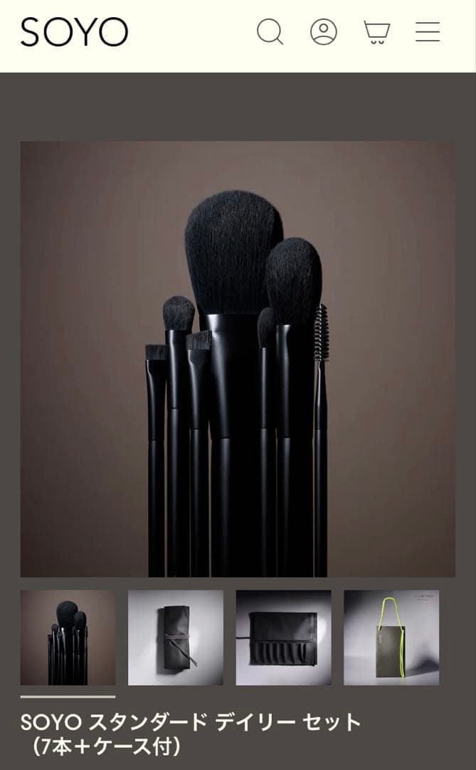 SOYO メイクブラシ　スタンダードデイリーセット