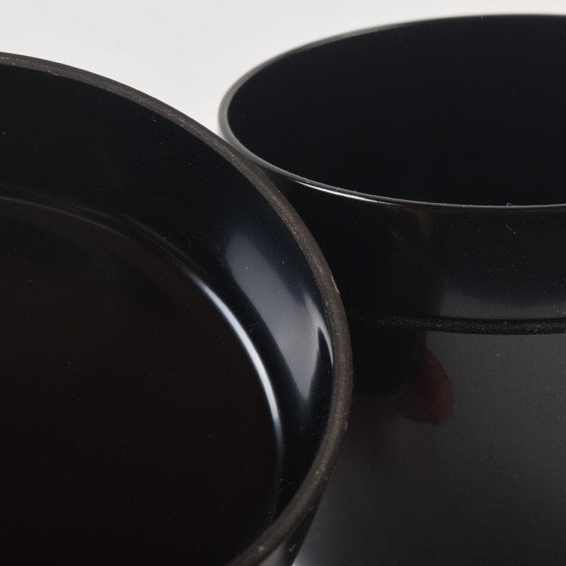 茶道具　山中塗　中村宗悦作　月に雁蒔絵　中棗　共箱　V　8376