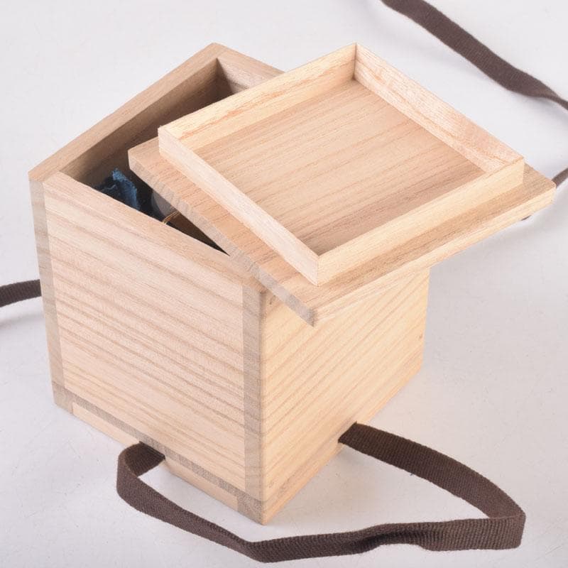 茶道具　山中塗　中村宗悦作　月に雁蒔絵　中棗　共箱　V　8376