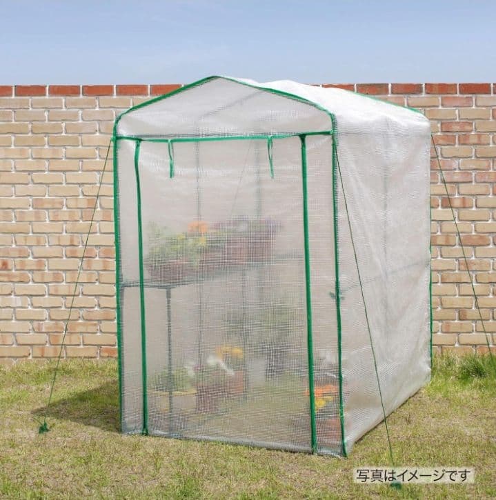 タカショー ビニール温室 特大 棚付き 組立簡単 GRH-N06T つ68