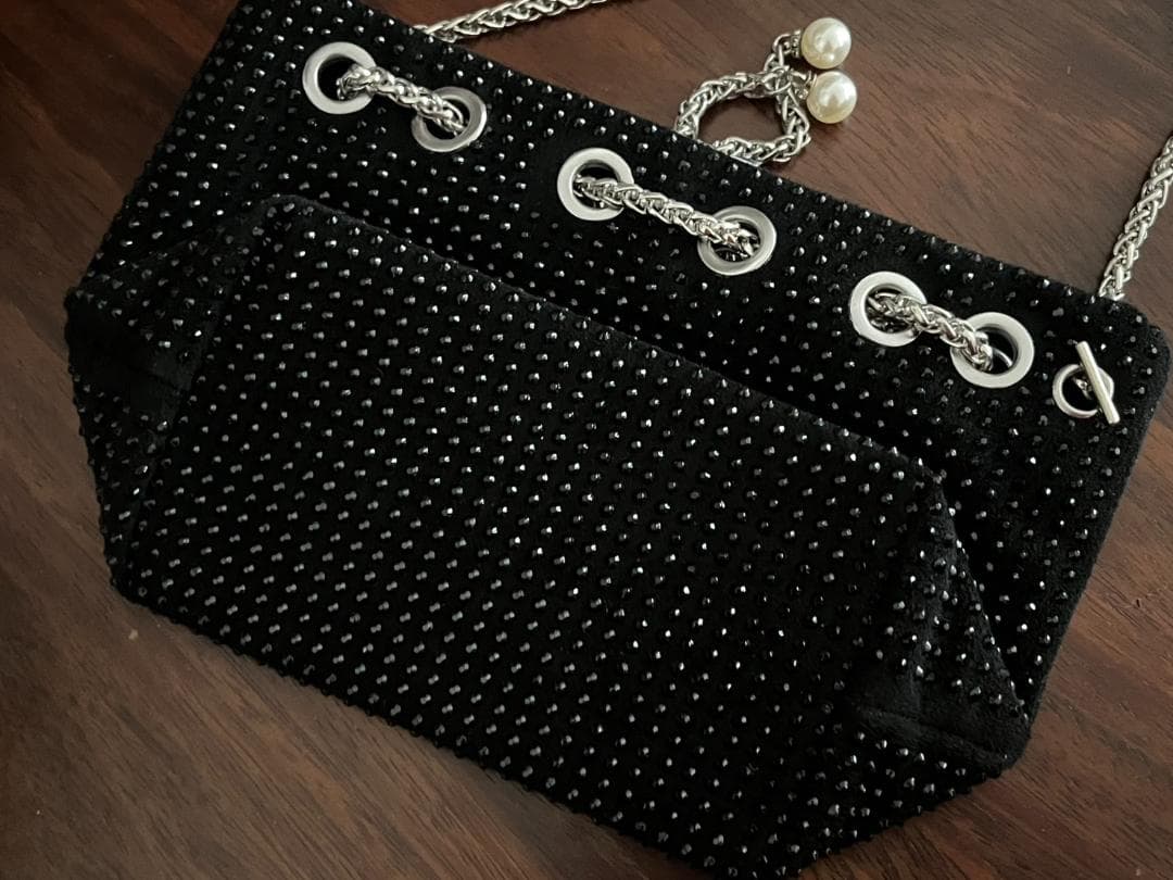 ◆CHANELシャネル チェーンバッグ 巾着 ストーン ココマーク ノベルティ