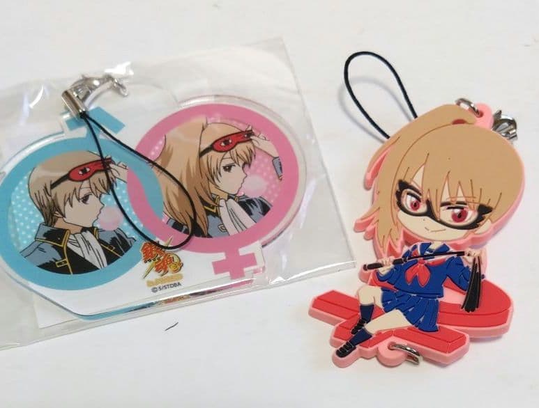 銀魂　J-WORLD 性転換篇性別逆転篇アクリルストラップ　沖田総悟　沖田総子