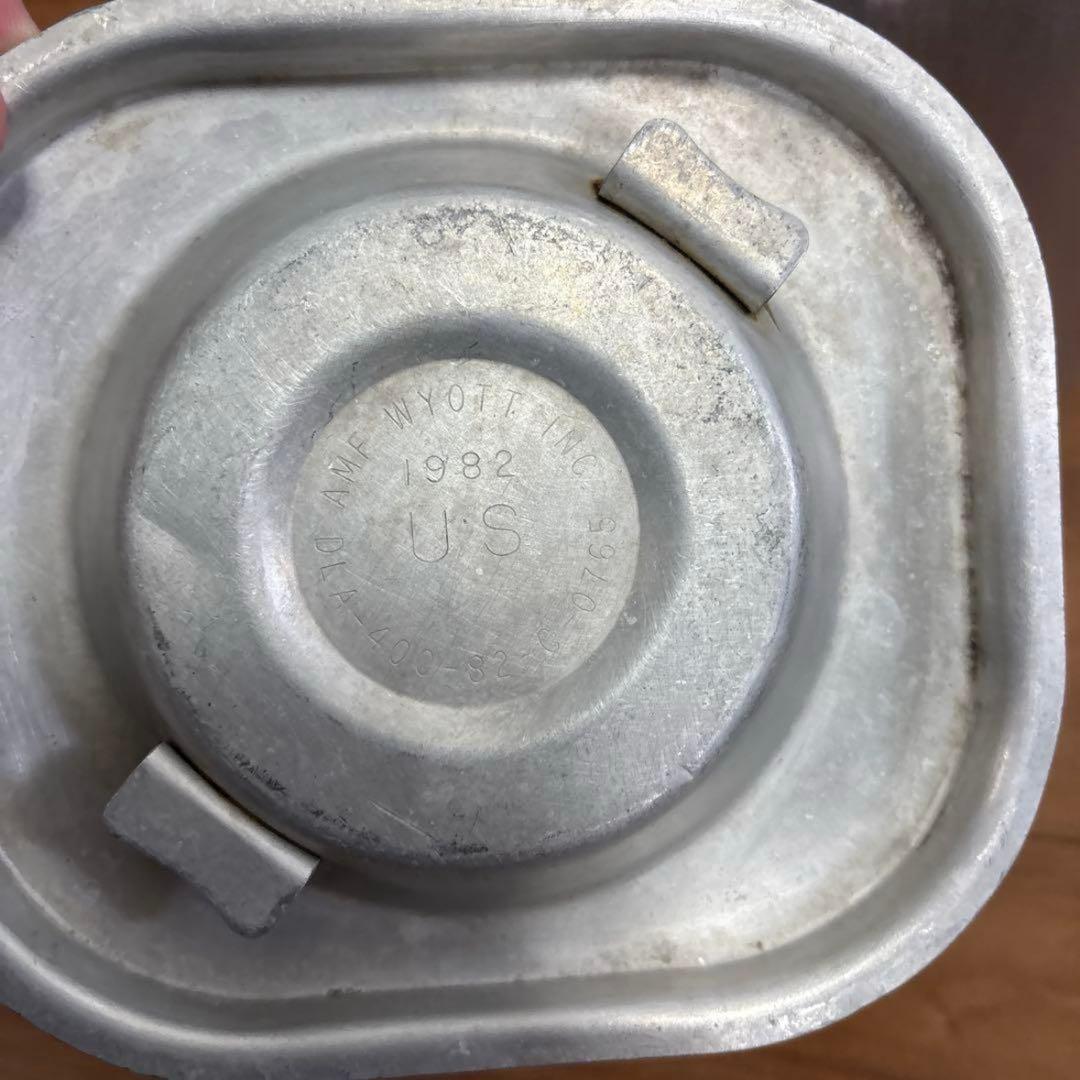 米軍　実物　フードコンテナ　アルミかケース　3個セット　送料無料