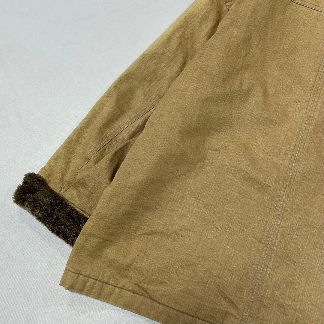 90s 山本寛斎 3L ギャングコート マフィア ファー モードロック Punk