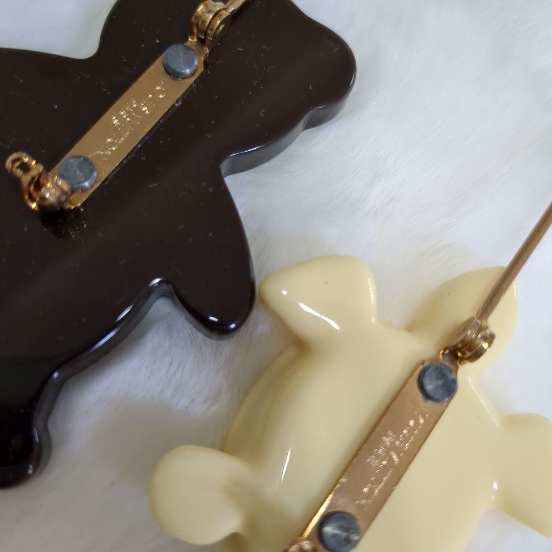 美品 ルイヴィトン LOUIS VUITTON ブローチ 熊 亀 クマ カメ