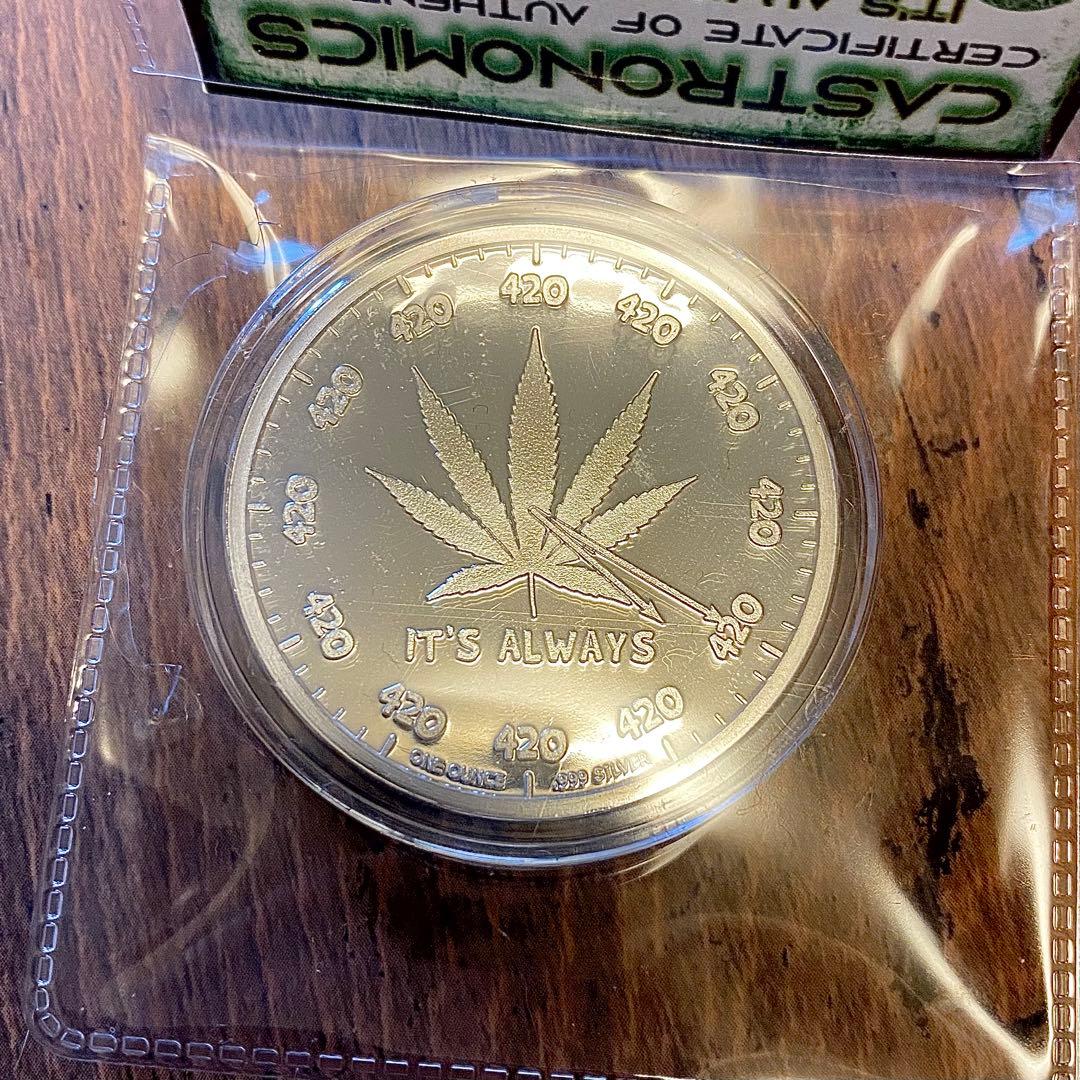 激レア！420枚☆エイリアン シルバー 純銀 銀貨メダル COA付1oz