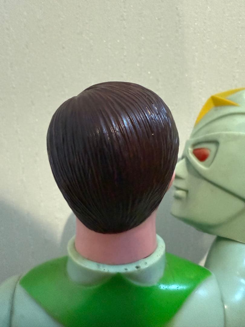 ブルマァク　ミラーマン　ジャイアントサイズ　当時物　マルサン　ソフビ　面取れ