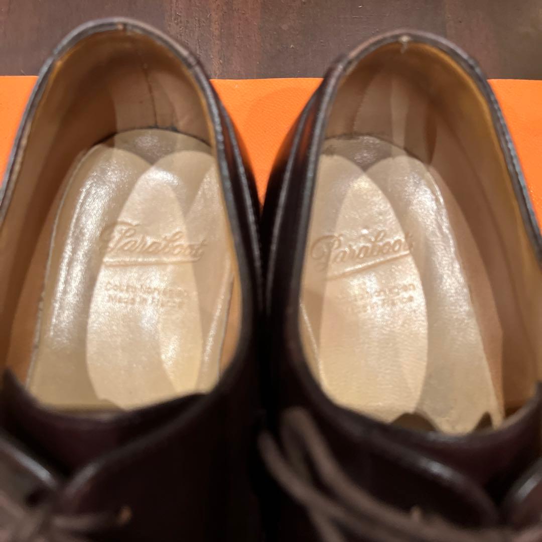 パラブーツ Uチップ シャンボード ダークブラウン UK9.5 paraboot