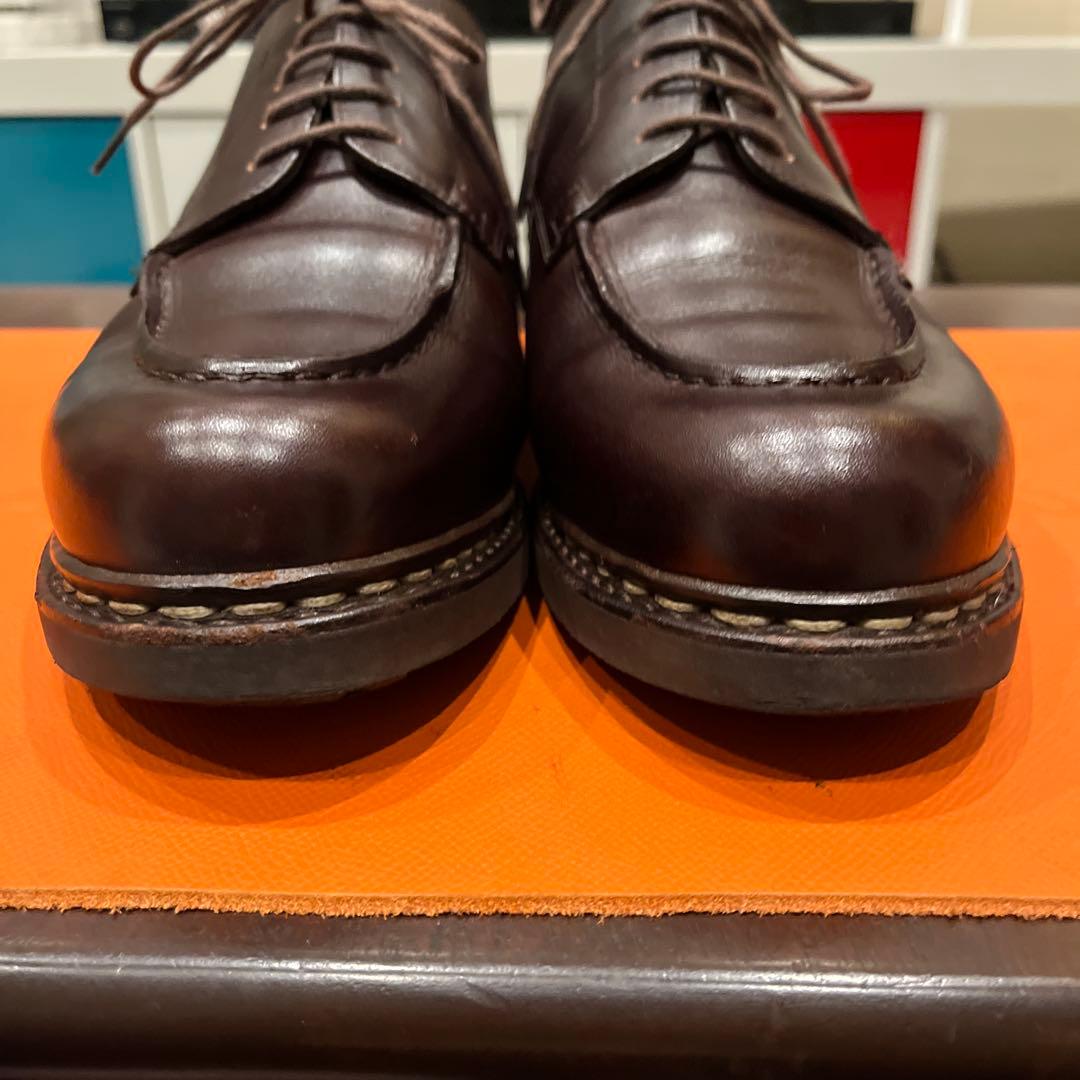 パラブーツ Uチップ シャンボード ダークブラウン UK9.5 paraboot