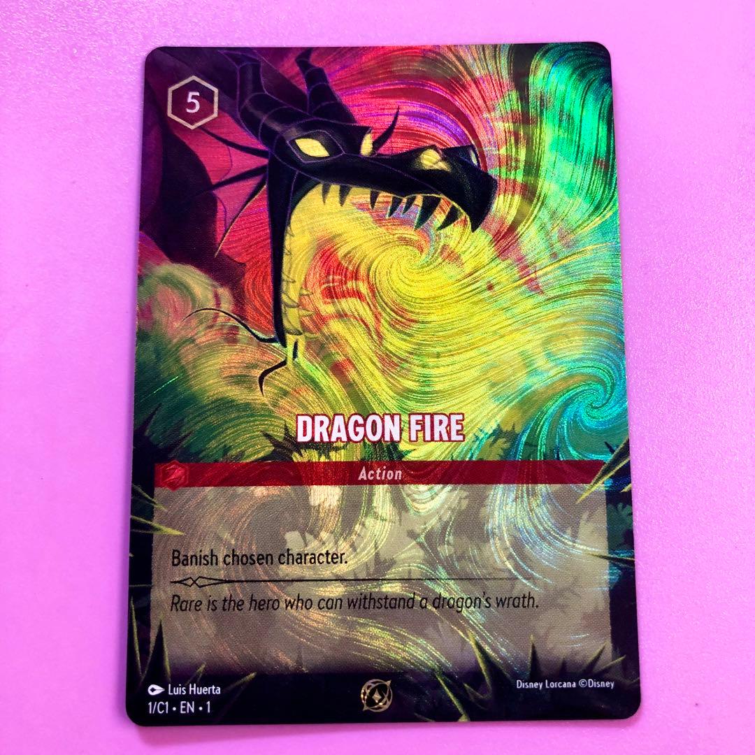 Q　海外限定！ロルカナ ドラゴンの炎　プロモ 英語版