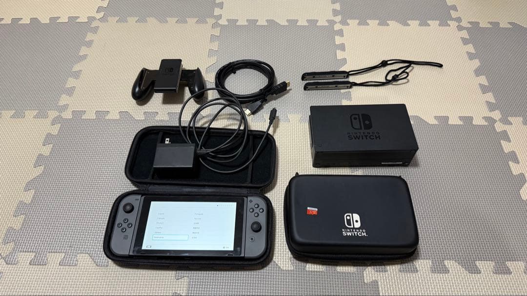 ニンテンドースイッチグレー本体（付属品付き）