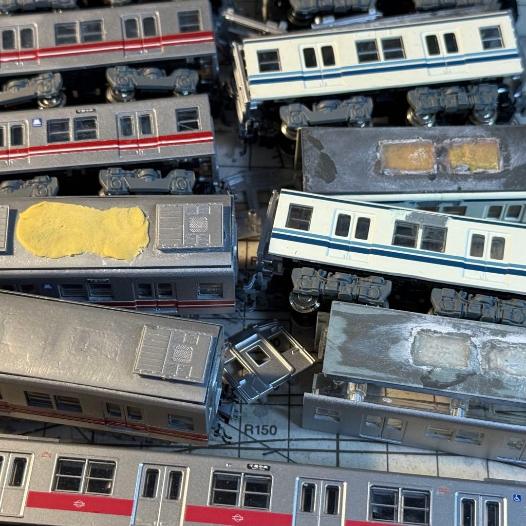 Bトレインショーティー　改造途中品　Osaka Metro 10A系・20系