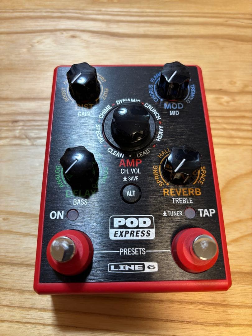 美品 LINE 6 POD EXPRESS ギターエフェクター