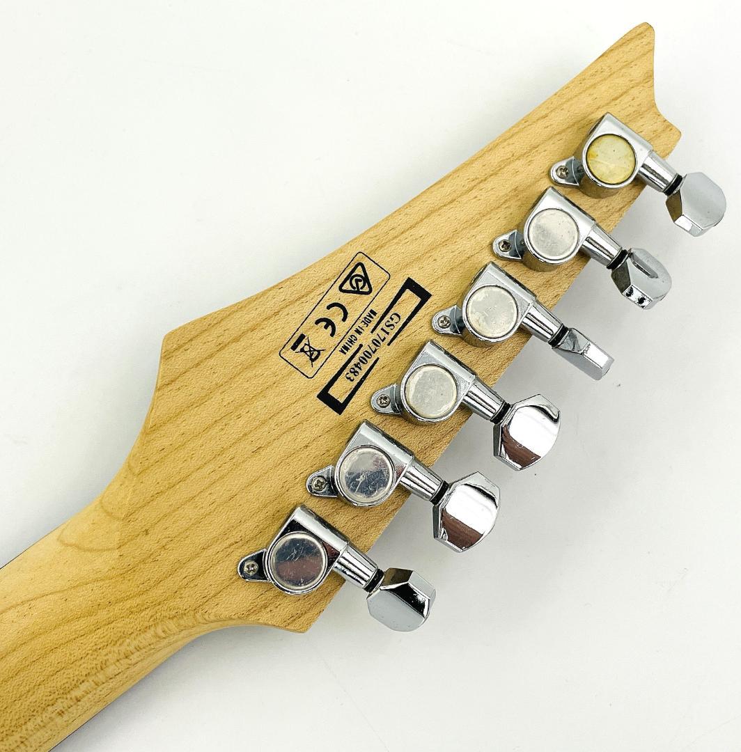 極美品 Ibanez Gio GRX70QA-TKS ストラトシェイプ【整備品】