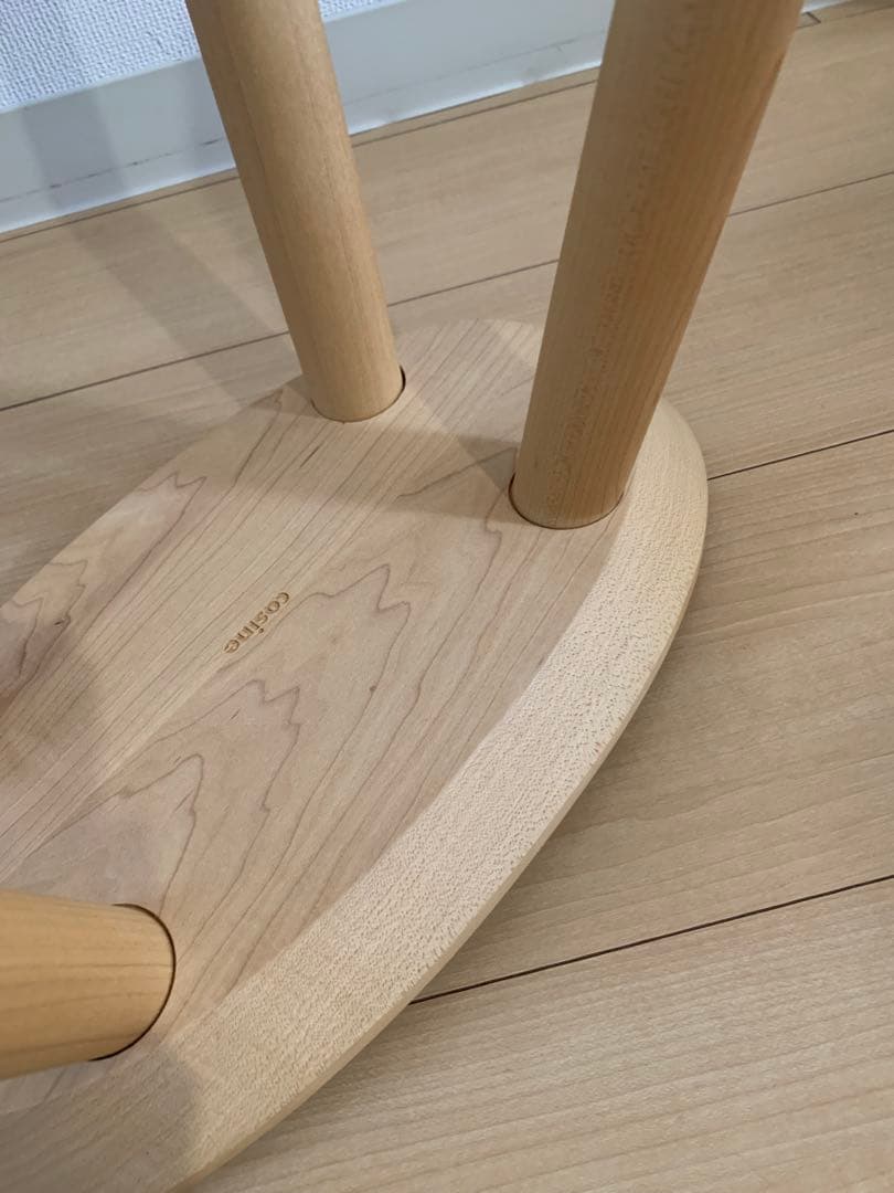 旭川家具　MUKU工房　コサイン　エントランススツール　メープル材