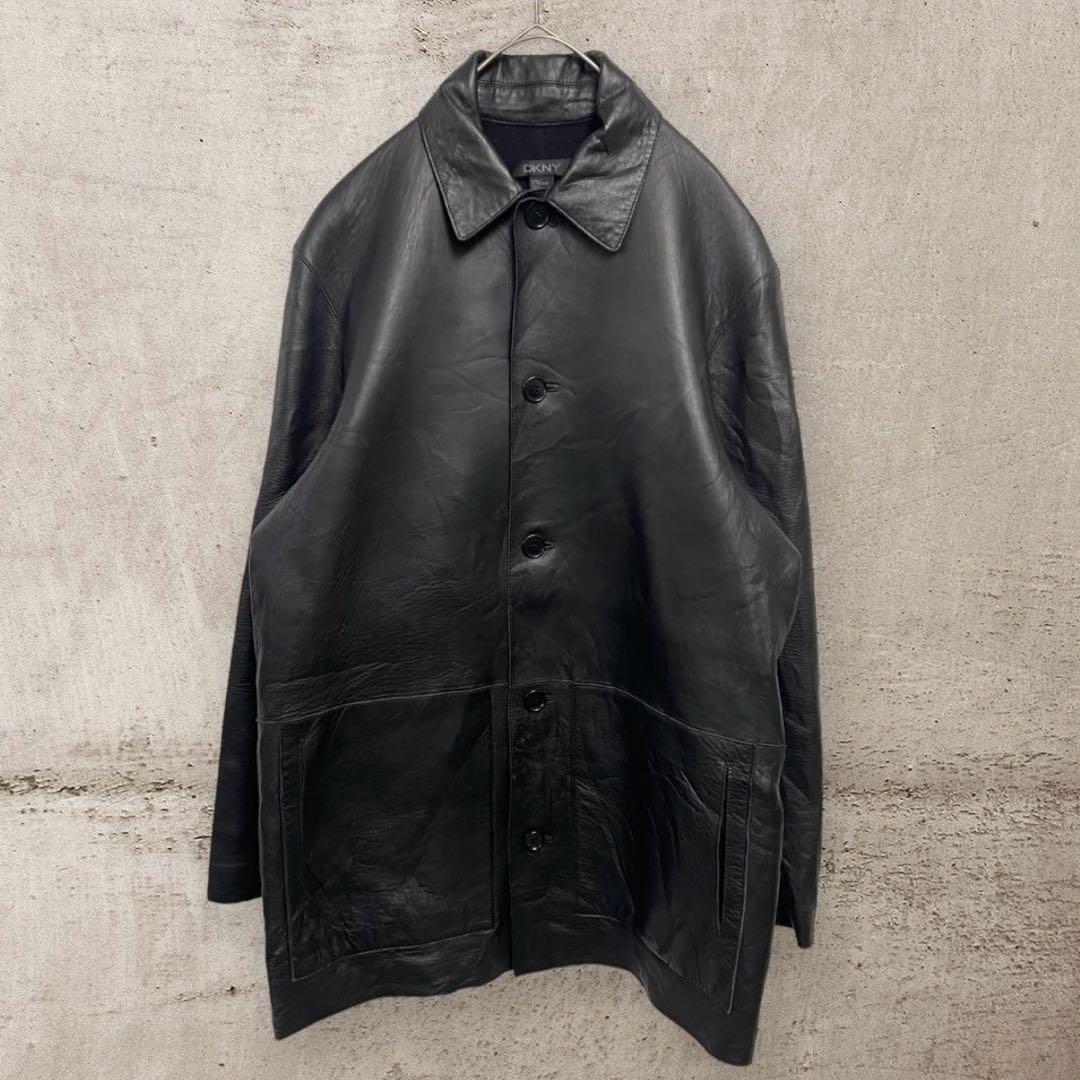 dkny レザージャケット レザーコート 90s 00s archive