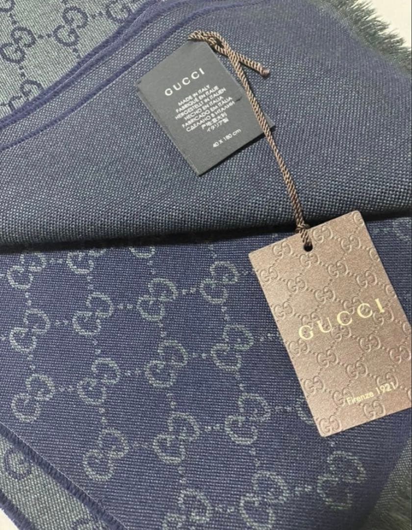 ヒ*デ様 GUCCI グッチ　新品　マフラー　ストール　メンズ　レディース　 g