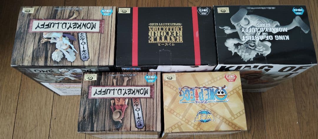 即日発送❗【新品・未開封品】ワンピース ルフィ フィギュア ５点セット