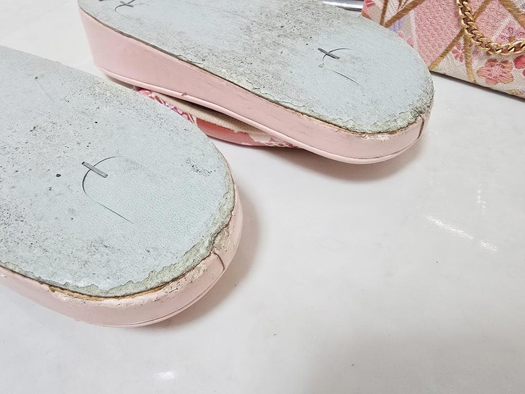 七五三　7歳　水色　着物　セット　女の子 *c56