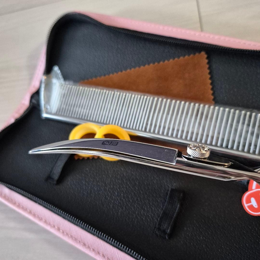 新品★7インチ フェニーチェ 左利き用カーブシザー★トリミングシザー