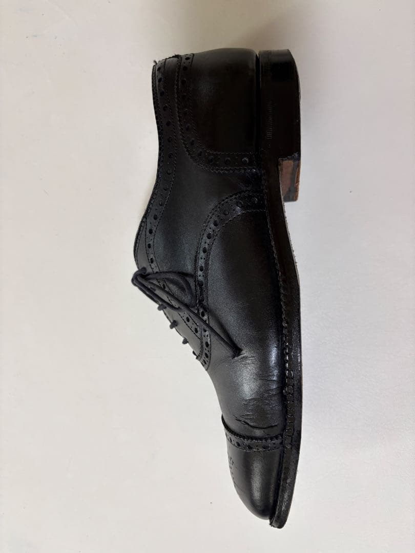 Alden オールデン ブラックカーフ セミブローグ 7.5 ジャンク品