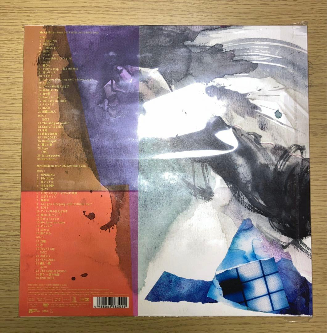 Mr.Children/miss you LIVE〈4枚組〉【DVD】