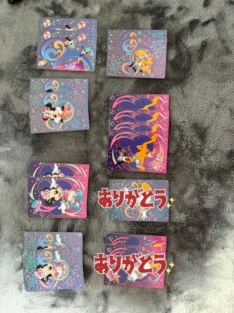 香港ディズニーランド 20周年 コレクションカード ミッキー ミニー プルート