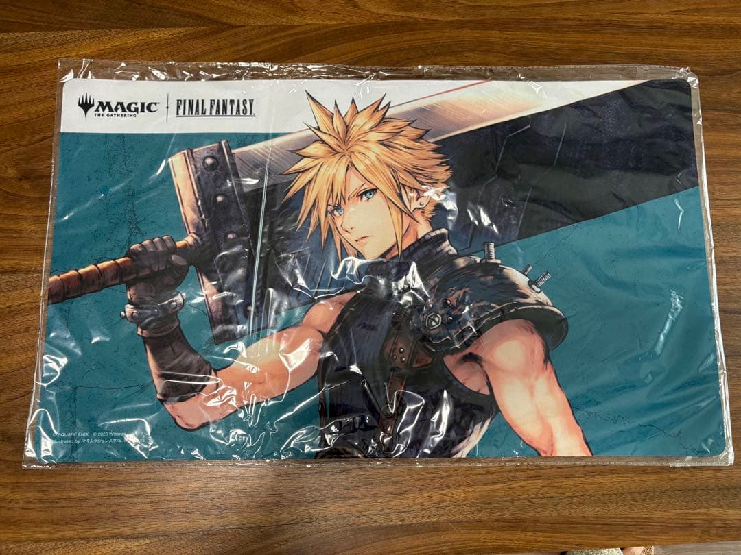 FFクラウド プレイマット 【MTG限定構築戦プロモ】 ちびキャラおまけ付き