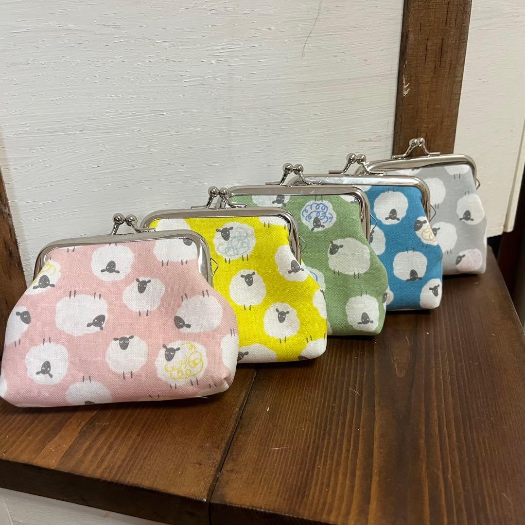 マミページ＊がま口財布9点＊ヒツジ＊ハンドメイド＊匿名発送＊アトリエモノ