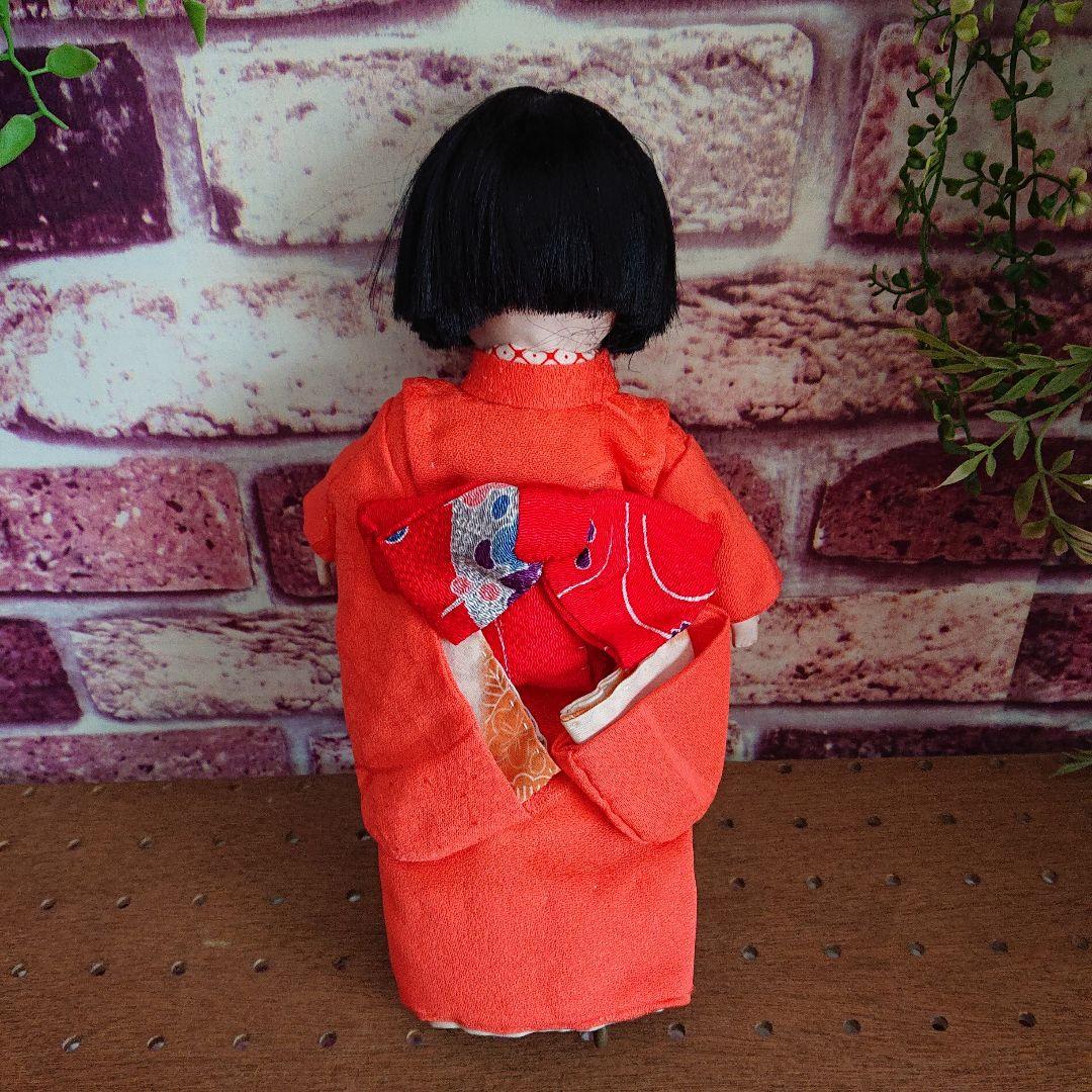 市松人形 日本人形 24㎝ ヴィンテージ品 (たれ目さん)