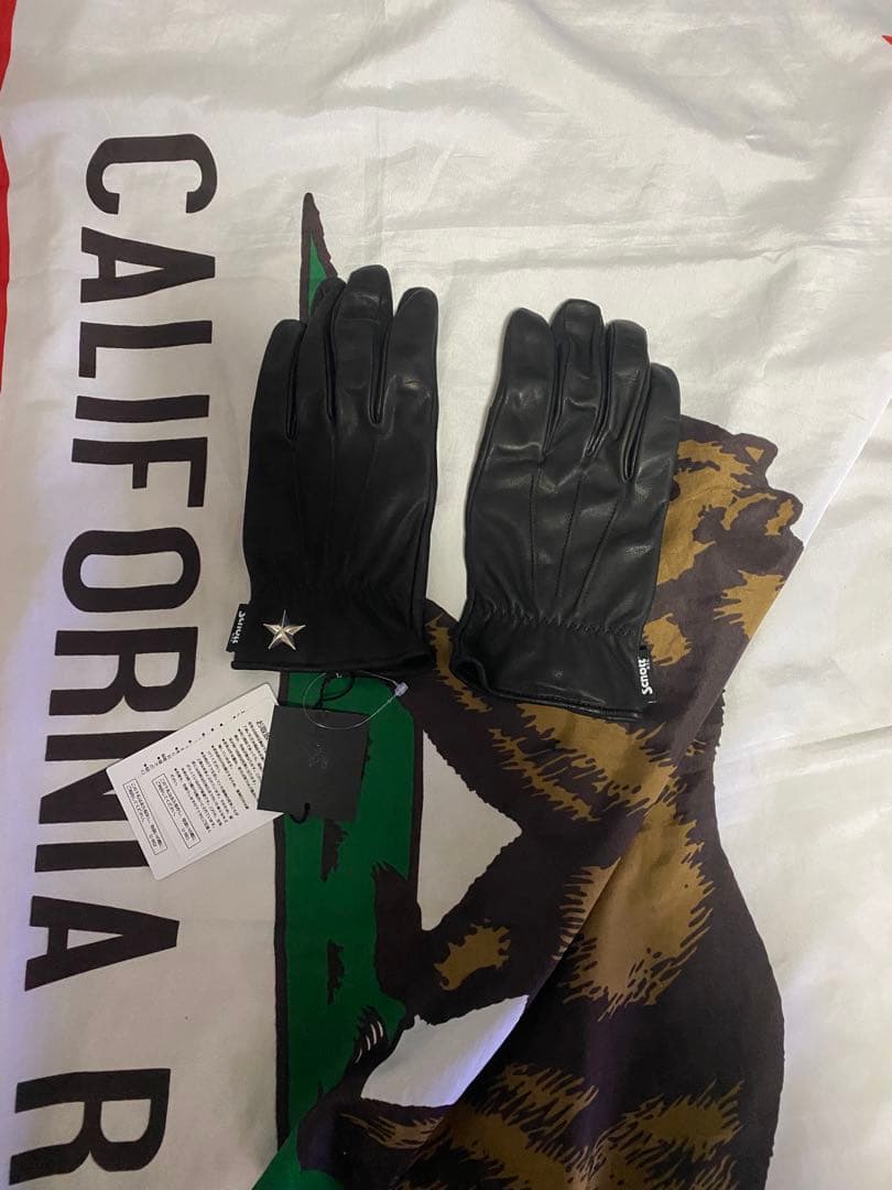 schott ショット　本革グローブ　新品　L ワンスター　レザー　スマホ対応