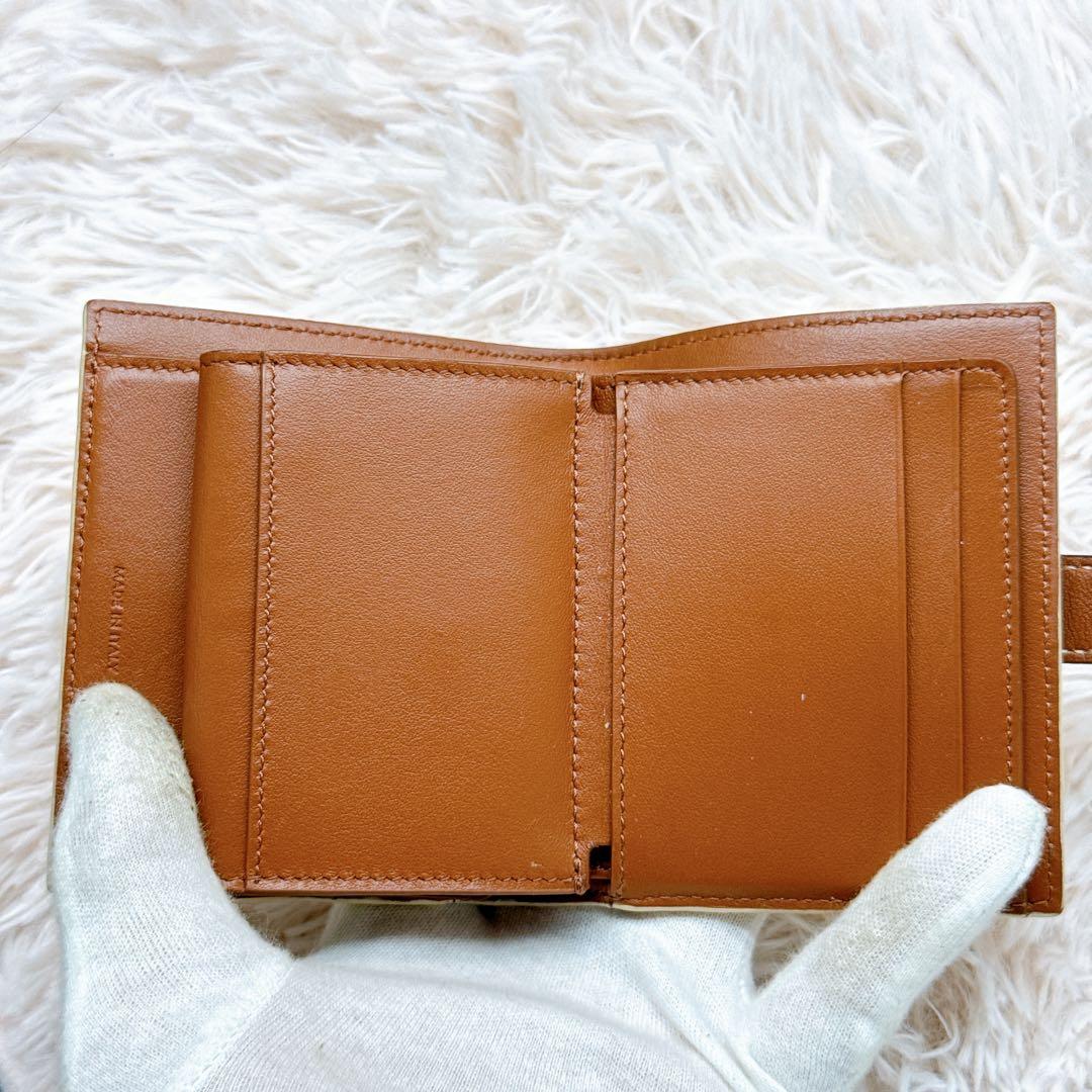 現行✨セリーヌ トリオンフキャンバス 二つ折り ストラップウォレット