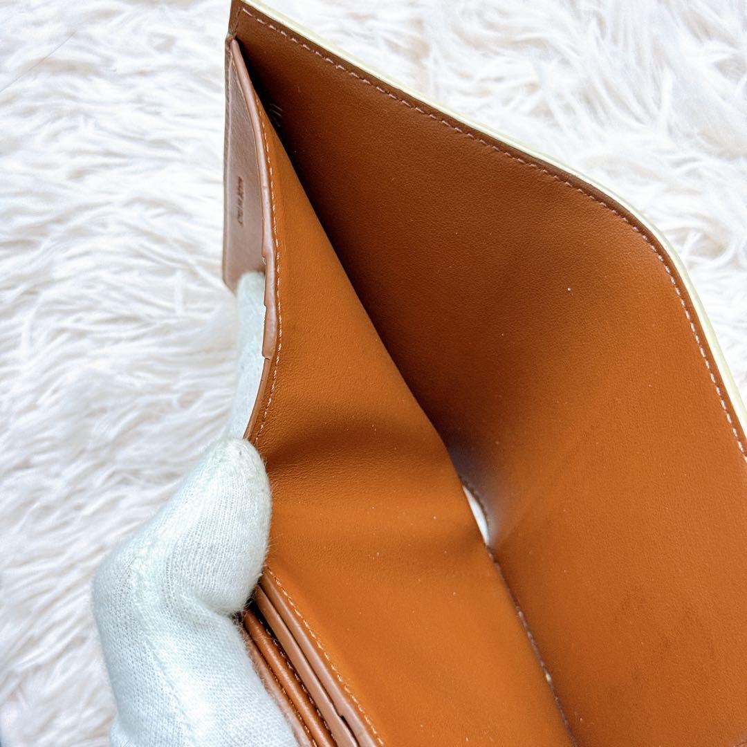 現行✨セリーヌ トリオンフキャンバス 二つ折り ストラップウォレット