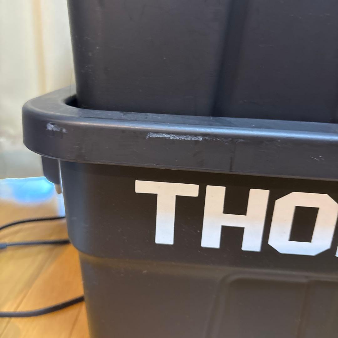 THOR コンテナ 53L 黒 ブラック 廃盤品　[２個セット]