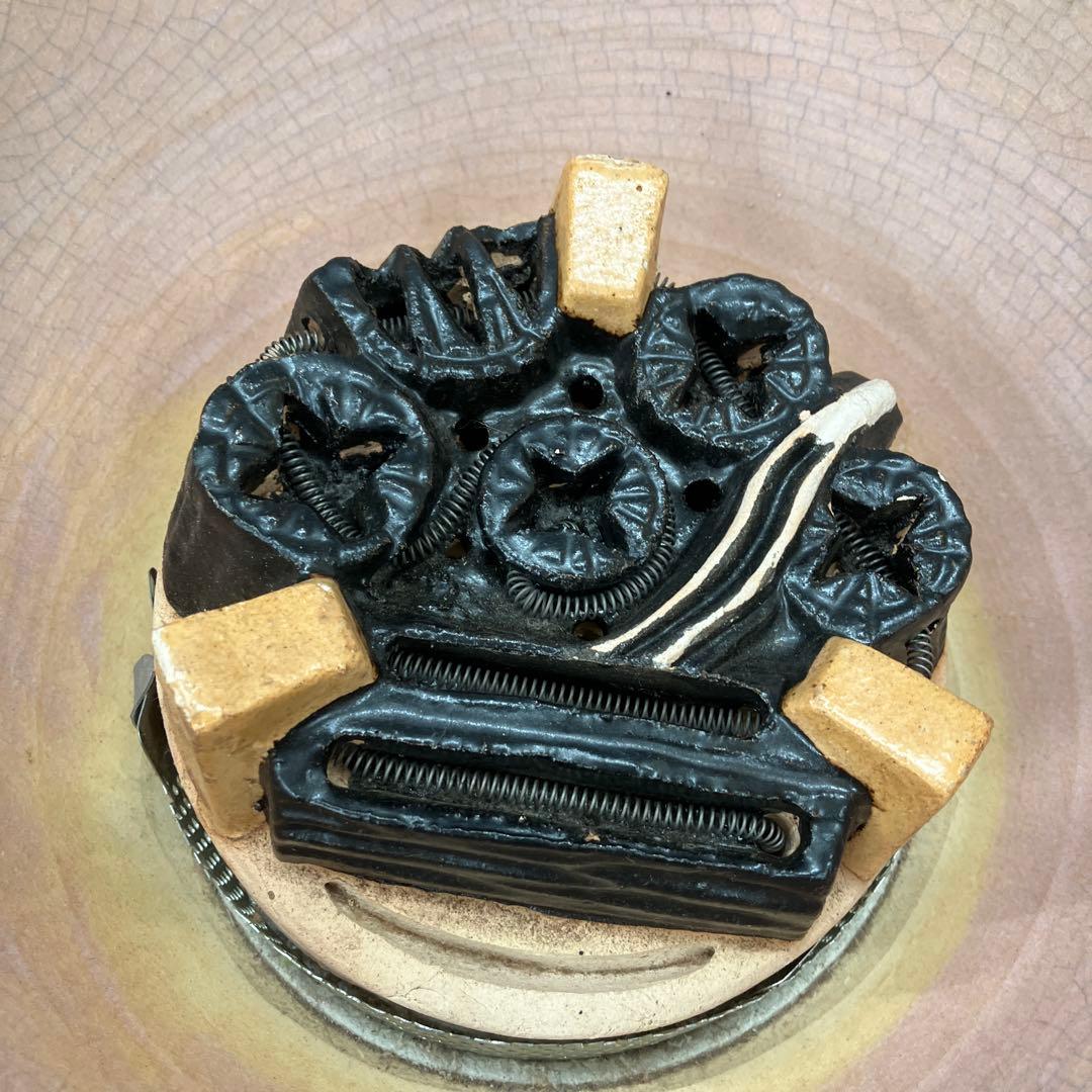 C-4 昭和レトロ 茶道具 野々田商店 電熱式 風炉 100V 400W 陶器製