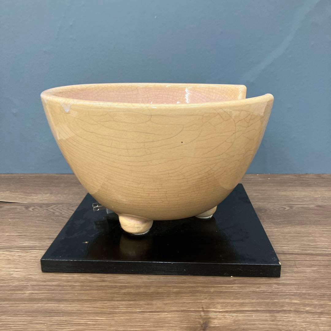 C-4 昭和レトロ 茶道具 野々田商店 電熱式 風炉 100V 400W 陶器製