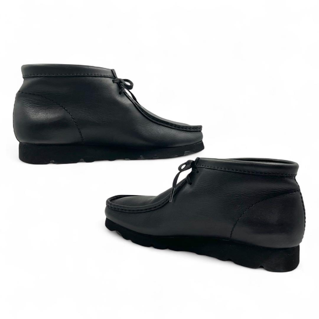 クラークスオリジナル ワラビー ブーツ GTX 27cm ブラック レザー 防水