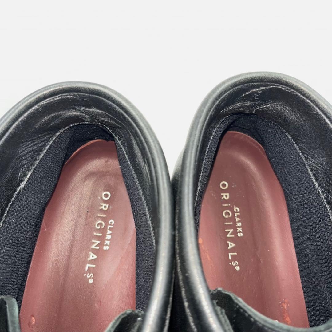 クラークスオリジナル ワラビー ブーツ GTX 27cm ブラック レザー 防水