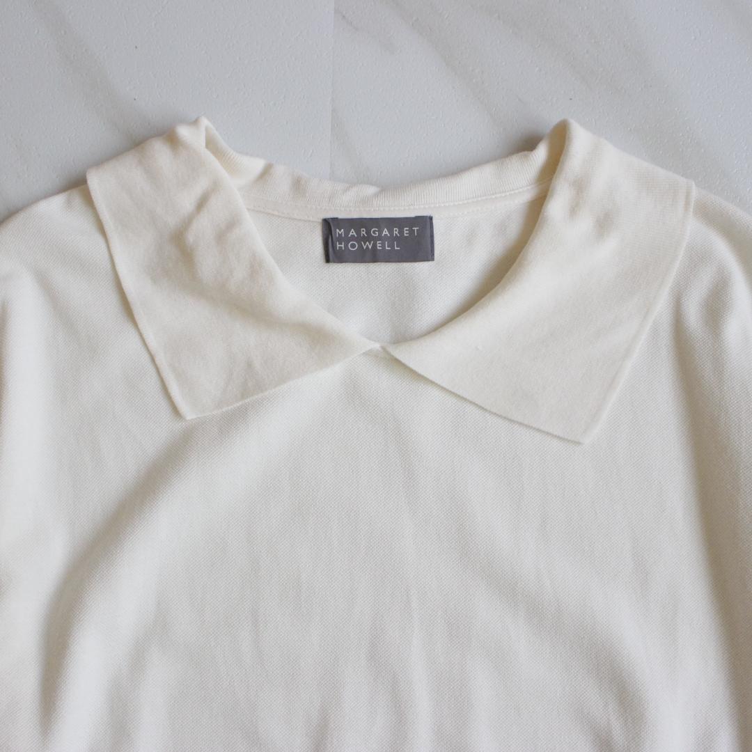 【24SS】MARGARET HOWELL ピケコットンポロシャツ Mサイズ