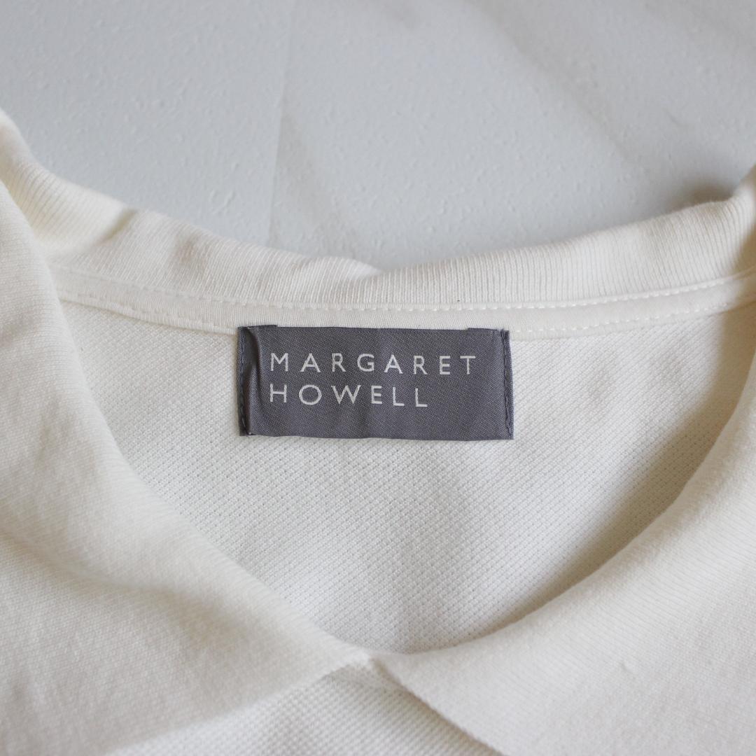 【24SS】MARGARET HOWELL ピケコットンポロシャツ Mサイズ