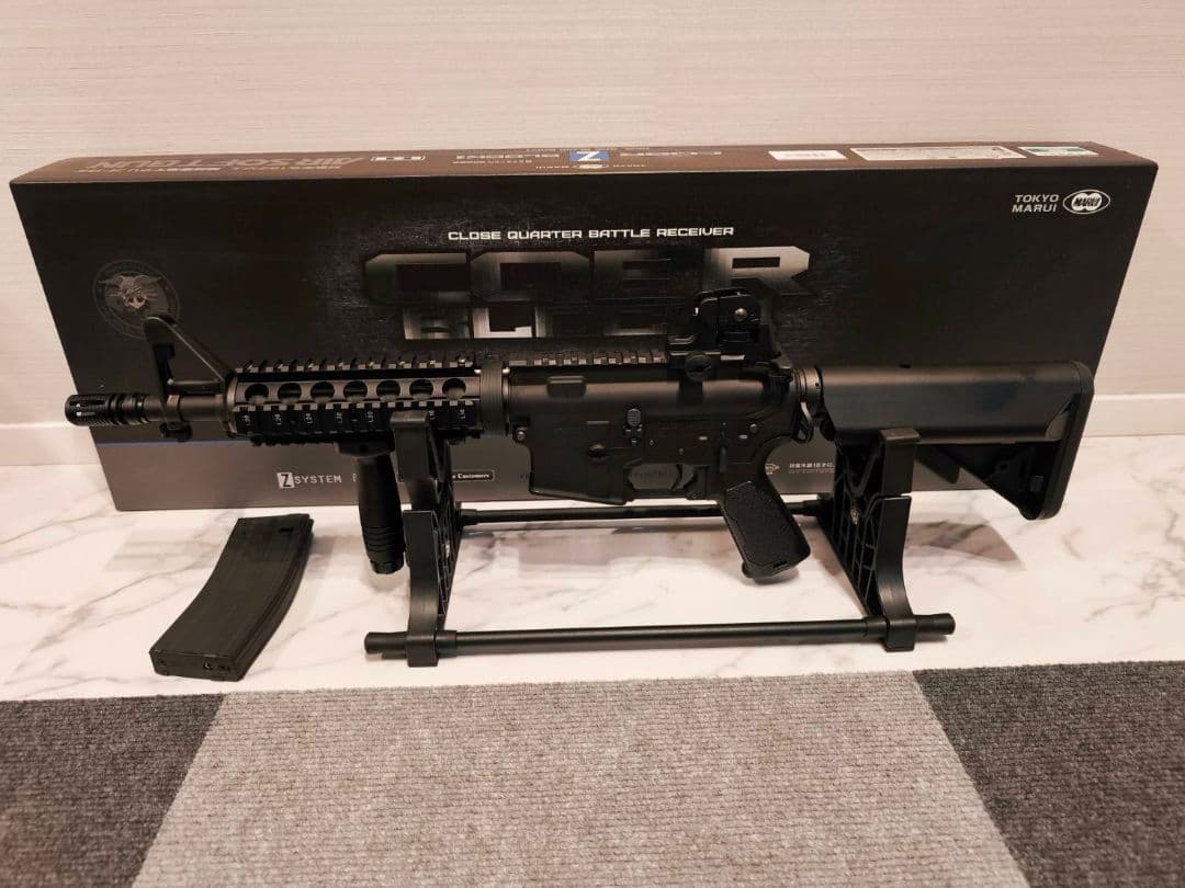 およ　東京マルイ　cqbr　block1　ドットサイト、スタンド付き