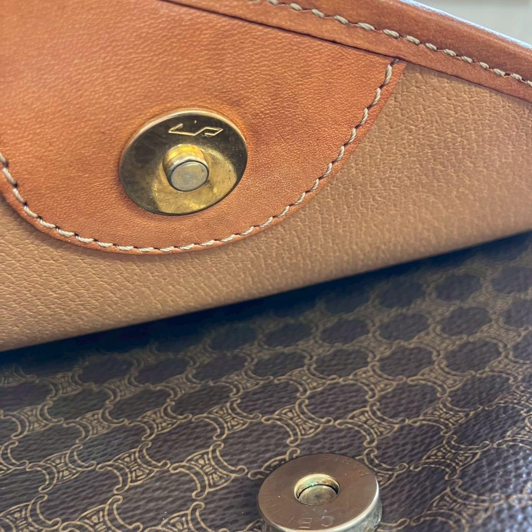 も*様 CELINE セリーヌ　マカダム柄　ショルダーバッグ　定番　ロゴ