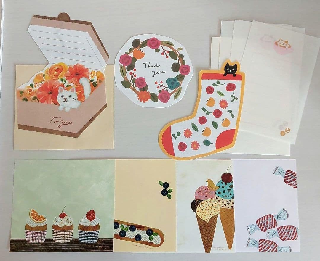 【おすそ分け】秋のほっこりお手紙セット