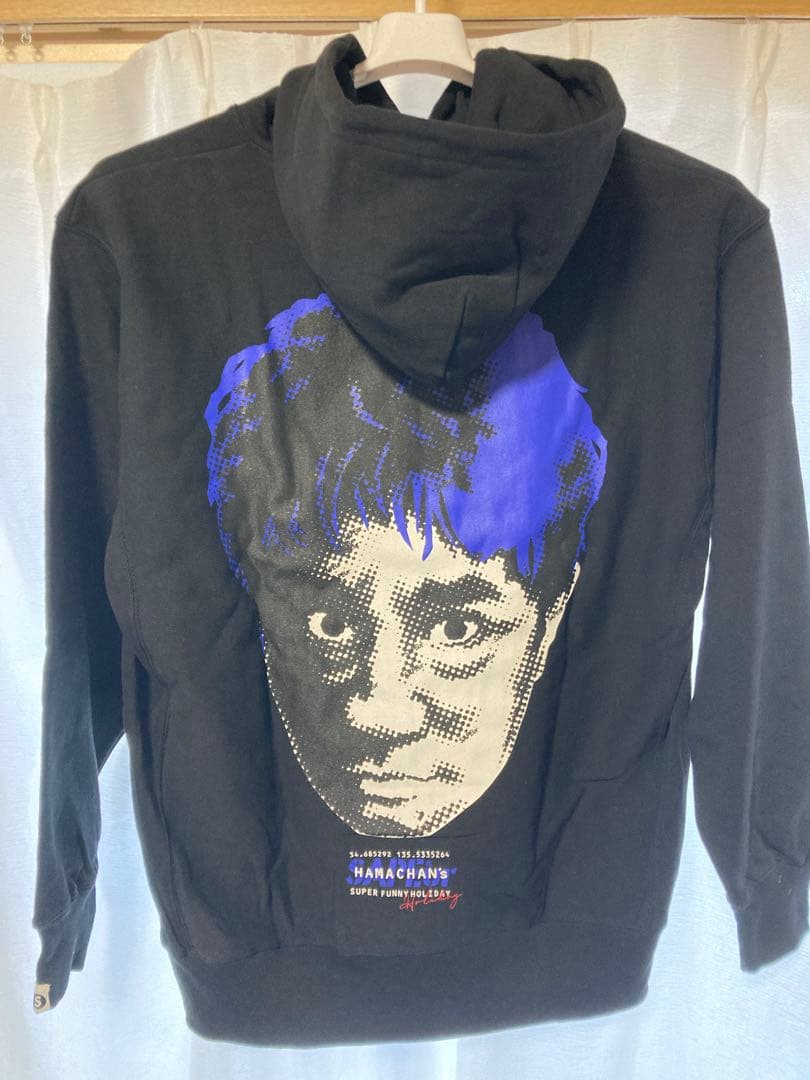 う*す様 SAPEur サプール× 浜田雅功　パーカー　黒青　XLサイズ