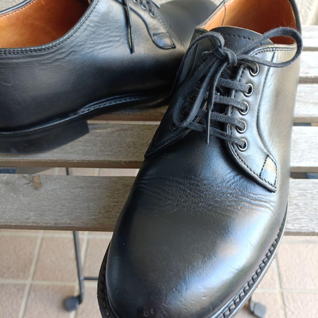 【 WHEEL ROBE 】クロムエクセル 茶芯 プレーントゥシューズ