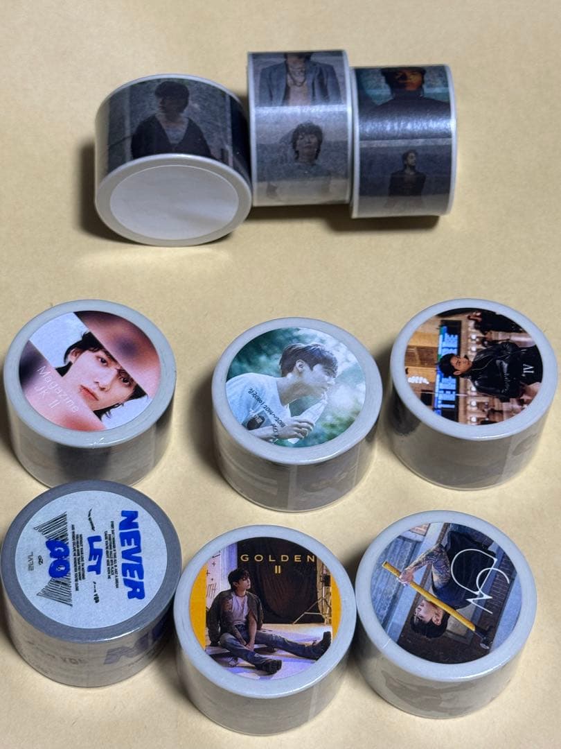 BTS ジョングク マステ マスキングテープ 9種