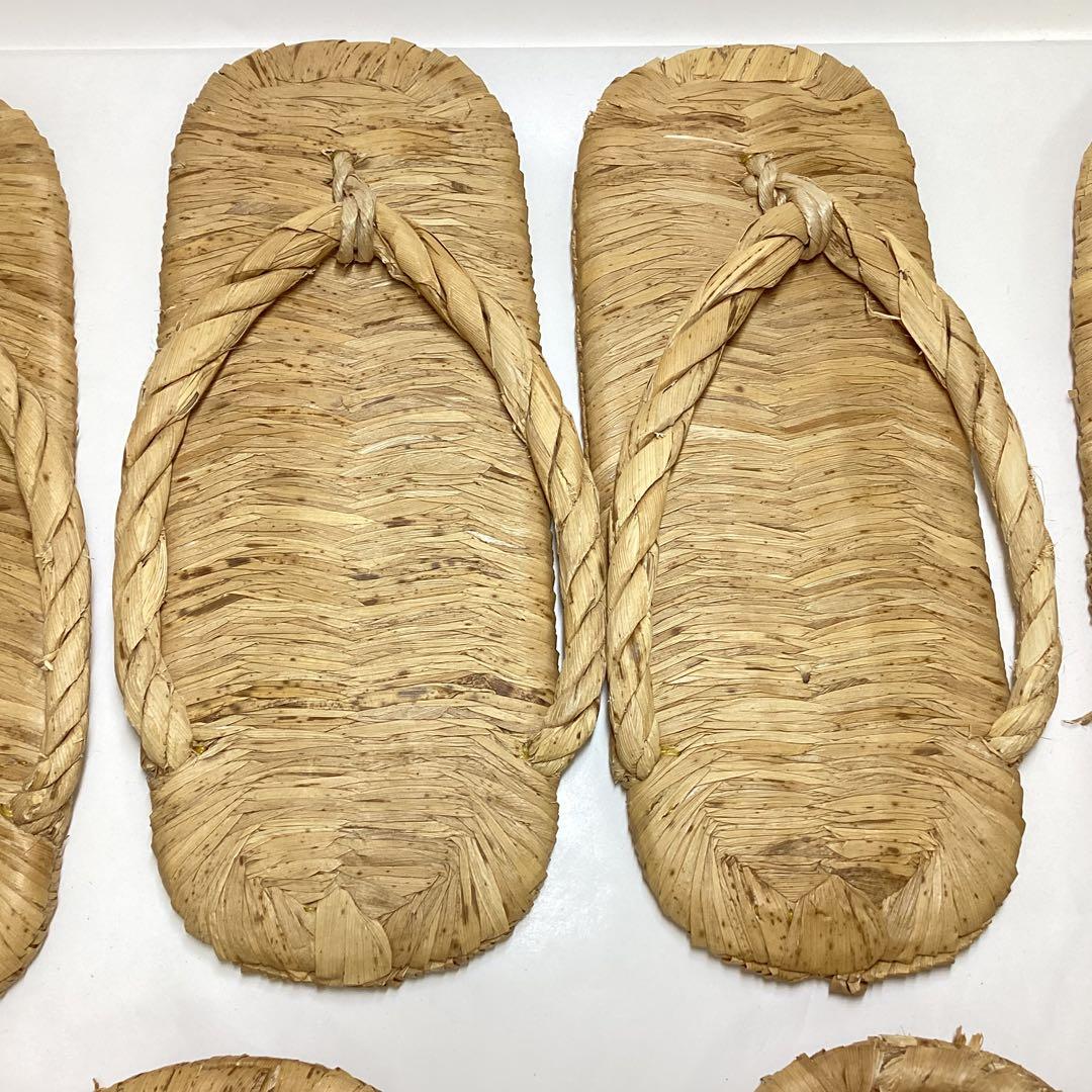 露地草履 5足組 茶道具 古物品